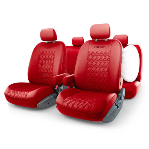 Авточехлы Autoprofi Persona Full, цвет: красный, 13 предметов. Размер МPER-1305GF PIMENTO Авточехлы Autoprofi Persona Full, цвет: красный, 13 предметов. Размер МPER-1305GF PIMENTOУниверсальные автомобильные чехлы Autoprofi Persona Full изготовлены полностью из экокожи и выдержаны в нейтральном однотонном цвете, за счет чего они выглядят эффектно. Кроме того, использование в чехлах единого материала, без добавления полиэстера на задней или боковой стороне чехлов, повысило их эксплуатационные характеристики и сделало практически не отличимыми от кожаных кресел. Авточехлы актуальны для современных иномарок не только благодаря стильному внешнему виду, но и наличию распускаемого шва для боковых подушек безопасности. Универсальная конструкция подходит для большинства автомобильных сидений. Особенности: Карманы в спинках передних сидений. 3 молнии в сиденье заднего ряда. 3 молнии в спинке заднего ряда. Предустановленные крючки на широких резинках. Крепление передних спинок липучками. Использование с боковыми airbag. Толщина поролона: 5 мм. Комплектация: 5 подголовников, 2 подлокотника, 2 спинки переднего ряда,...