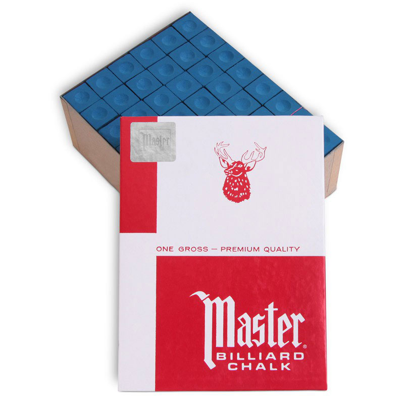 Мел для бильярда Tweeten Master Blue, 72 шт06116 Мел для бильярда Tweeten Master Blue, 72 шт06116Мел Tweeten Master Blue обладает более твердым, чем у обычного мела, строением, отличаясь от него и по составу. Его рекомендуют плавно и равномерно наносить тонким слоем на кожаную наклейку. При ударах, смещенных относительно центра бильярдного шара, мел используется как надёжная защита от кикса.