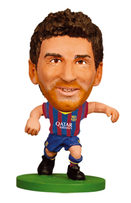 Soccerstarz Фигурка футболиста FC Barcelona Messi400954 Soccerstarz Фигурка футболиста FC Barcelona Messi400954Фигурка в виде Лионеля Месси, игрока испанского футбольного клуба Barcelona, выполнена из безопасного пластика. Роспись ручной работы точно отражает детали формы клуба данного сезона, номер и фамилию футболиста. Фигурка футболиста Лионеля Месси придется по душе поклоннику футбольного клуба Барселона и станет идеальным подарком для коллекционеров - поклонников футбола.