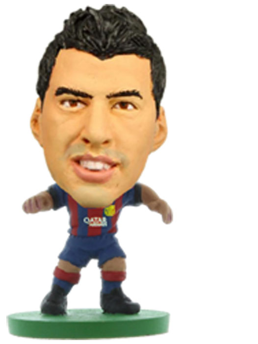 Soccerstarz Фигурка футболиста FC Barcelona Suarez400955 Soccerstarz Фигурка футболиста FC Barcelona Suarez400955Фигурка в виде Луиса Суареса, игрока испанского футбольного клуба Barcelona, выполнена из безопасного пластика. Роспись ручной работы точно отражает детали формы клуба данного сезона, номер и фамилию футболиста. Фигурка футболиста Луиса Суареса придется по душе поклоннику футбольного клуба Барселона и станет идеальным подарком для коллекционеров - поклонников футбола.