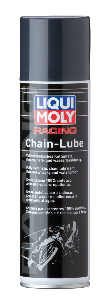 Смазка для цепи мотоциклов Liqui Moly, 250 мл8051 Смазка для цепи мотоциклов Liqui Moly, 250 мл8051Смазка для цепи мотоциклов Liqui Moly отлично смазывает и держится на цепи. Рекомендуется для быстродвижущихся цепей кроссовых мотоциклов, эндуро и АTV и цепей с сальниками. Предотвращает растяжение звеньев и продлевает жизнь цепи. Бесцветная, экологически безопасная. Обладает высокой способностью к сцеплению и устойчивостью к воде, отличной проникающей и смазывающей способностью. Температура применения от -30 до + 180°С. Биологически разлагаема на 80% за 21 день (CEC L-33T-82). Высокая эффективность применения достигается только при использовании смазки без смешивания с другими продуктами. Лидер тестов журнала МОТО. Состав: лигроин, базовое масло, пентан, усилитель адгезии, пропелент: пропан/бутан, ноу-хау компании. Товар сертифицирован.