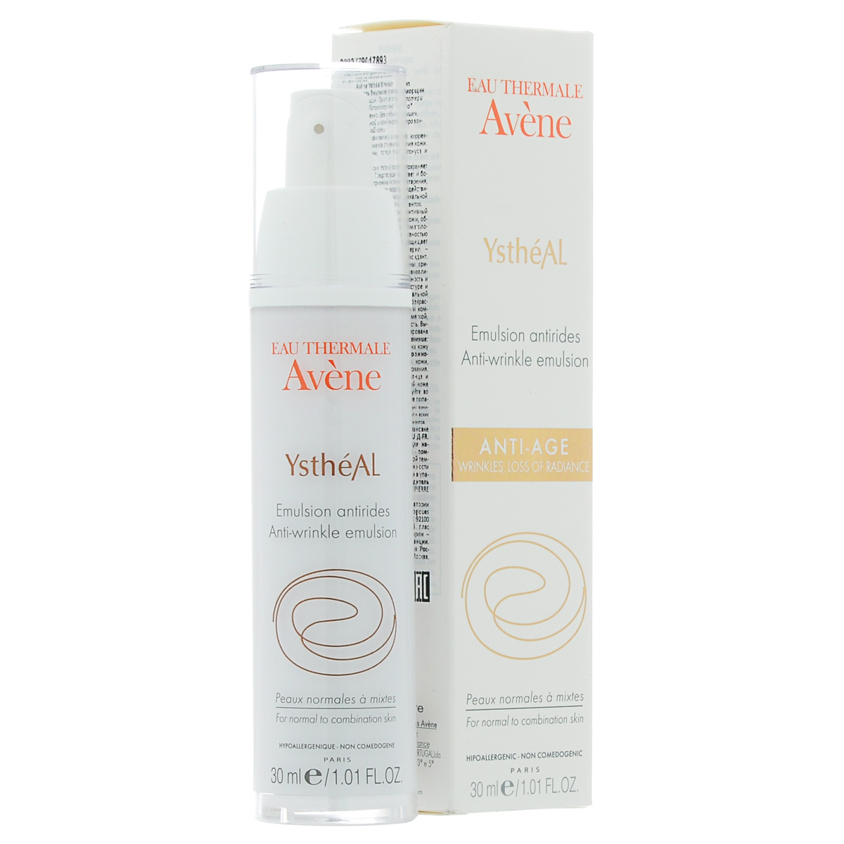 Avene Эмульсия от старения Ystheal+ для лица 30 млC01789 Avene Эмульсия от старения Ystheal+ для лица 30 млC01789Разглаживает морщинки, препятствует снижению тонуса кожи, придает коже сияние. Профилактика и коррекция первых морщин. Для нормальной и комбинированной кожи