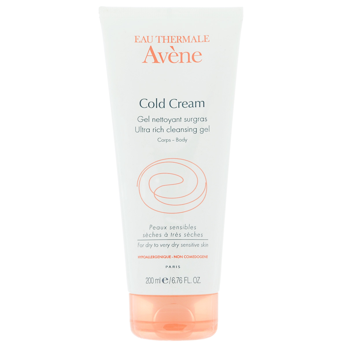 Avene Очищающий сверхпитательный гель Cold-cream для лица и тела 200 мл avene эмульсия для тела с колд кремом 400 мл