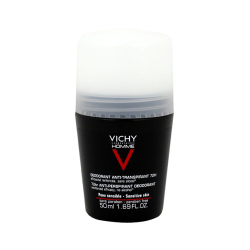 Vichy Дезодорант шариковый, 72 часа против избыточного потоотделения Vichy Homme, 50 мл17214681 Vichy Дезодорант шариковый, 72 часа против избыточного потоотделения Vichy Homme, 50 мл17214681Регулирует потоотделение. Обеспечивает длительную эффективность и защиту от пота до 72-х часов. Возвращает чувство свежести. Экстракт гамамелиса обладает анти-бактериальным. действием и способствует устранению запаха. Эффективен в течение 72-х часов. Регулирует избыточное потоотделение, не блокируя естественных процессов в коже.