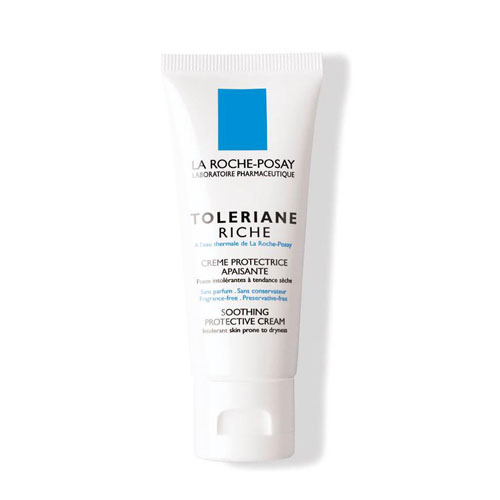 La Roche-Posay Крем успокаивающий увлажняющий защитный для сухой чувствительной кожи лица Toleriane Риш 40 млL070313 La Roche-Posay Крем успокаивающий увлажняющий защитный для сухой чувствительной кожи лица Toleriane Риш 40 млL070313Увлажняет и питает сухую чрезвычайно чувствительную и/ или раздраженную кожу детей и взрослых, обладает смягчающим и успокаивающим действием, не приводит к образованию комедонов. На основе термальной воды La Roche-Posay. Подходит в качестве основы под макияж.