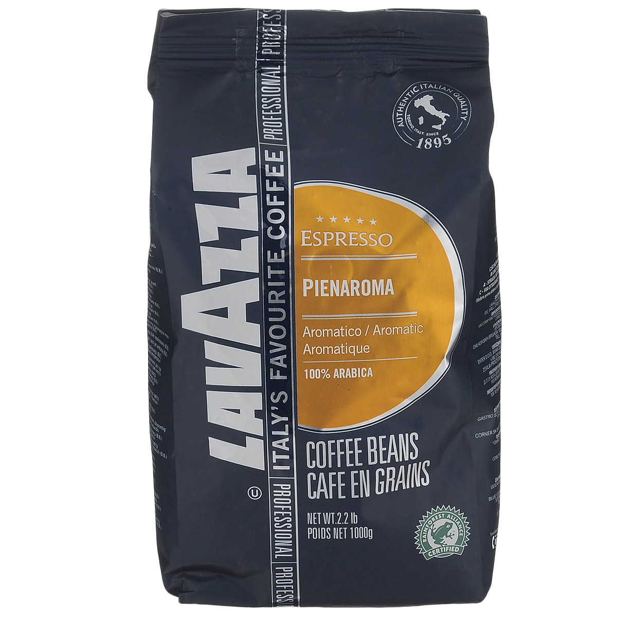 Lavazza Pienaroma кофе в зернах, 1 кг8000070023017 Lavazza Pienaroma кофе в зернах, 1 кг8000070023017Lavazza Pienaroma - это изысканная смесь 100% Арабики, которая имеет особенно яркий аромат и деликатный вкус.