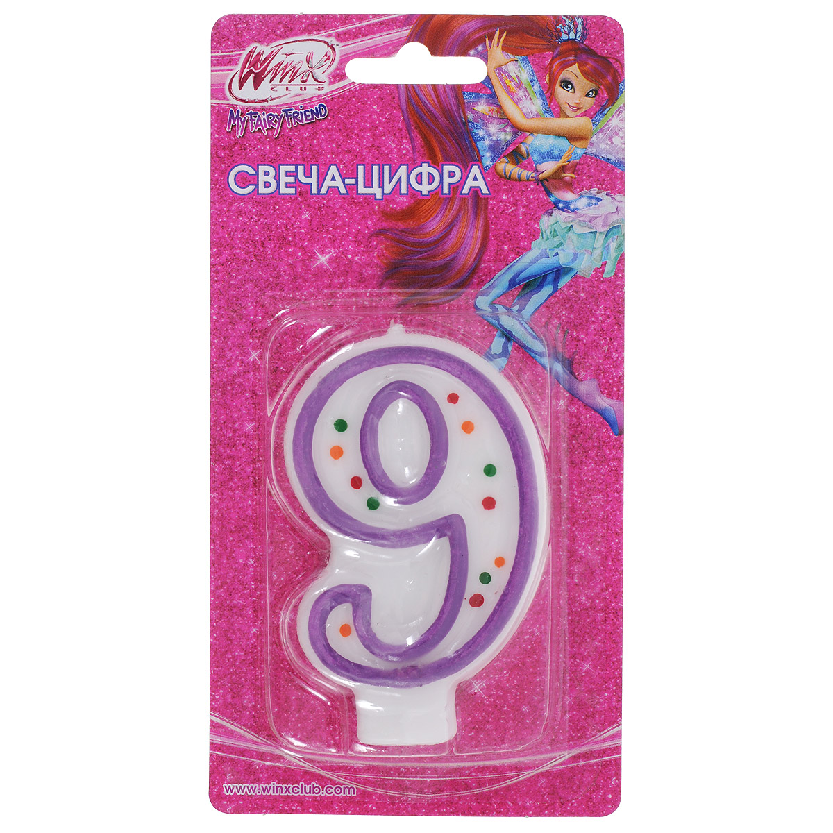 Свеча-цифра для торта 9, цвет: фиолетовый, высота 7 смSVC-9/WX Свеча-цифра для торта 9, цвет: фиолетовый, высота 7 смSVC-9/WXСвеча-цифра для торта 9 изготовлена из высококачественного воска. Это отличное решение для декорирования торта к празднику. Ее можно комбинировать с другими цифрами. Изделие хорошо и долго горит. С этой свечой ваш праздник станет еще удивительнее и веселее. Материал: воск. Высота свечи (без учета фитиля): 7 см.