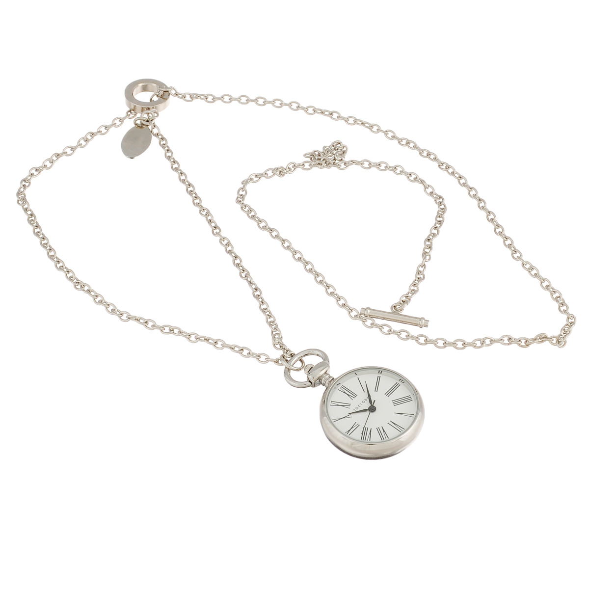Часы женские наручные Tokyobay Fancy Harriet Silver Pendant. T112-SIT112-SI Часы женские наручные Tokyobay Fancy Harriet Silver Pendant. T112-SIT112-SIНаручные часы Tokyobay - это стильное дополнение к вашему неповторимому образу. Эти часы созданы для современных девушек, ценящих стиль, качество и практичность. Часы оснащены японским кварцевым механизмом Miyota. Корпус выполнен из металла, не содержащего никель. Задняя крышка изготовлена из нержавеющей стали. Циферблат декорирован крупными римскими цифрами, имеет три стрелки - часовую, минутную и секундную. Браслет выполнен из металлического сплава в виде цепочки. Часы Tokyobay - это практичный и модный аксессуар, который подчеркнет ваш безупречный вкус. Характеристики: Корпус: 29 х 29 х 7 мм. Размер цепочки: 40 х 0,3 см. Не водостойкие.