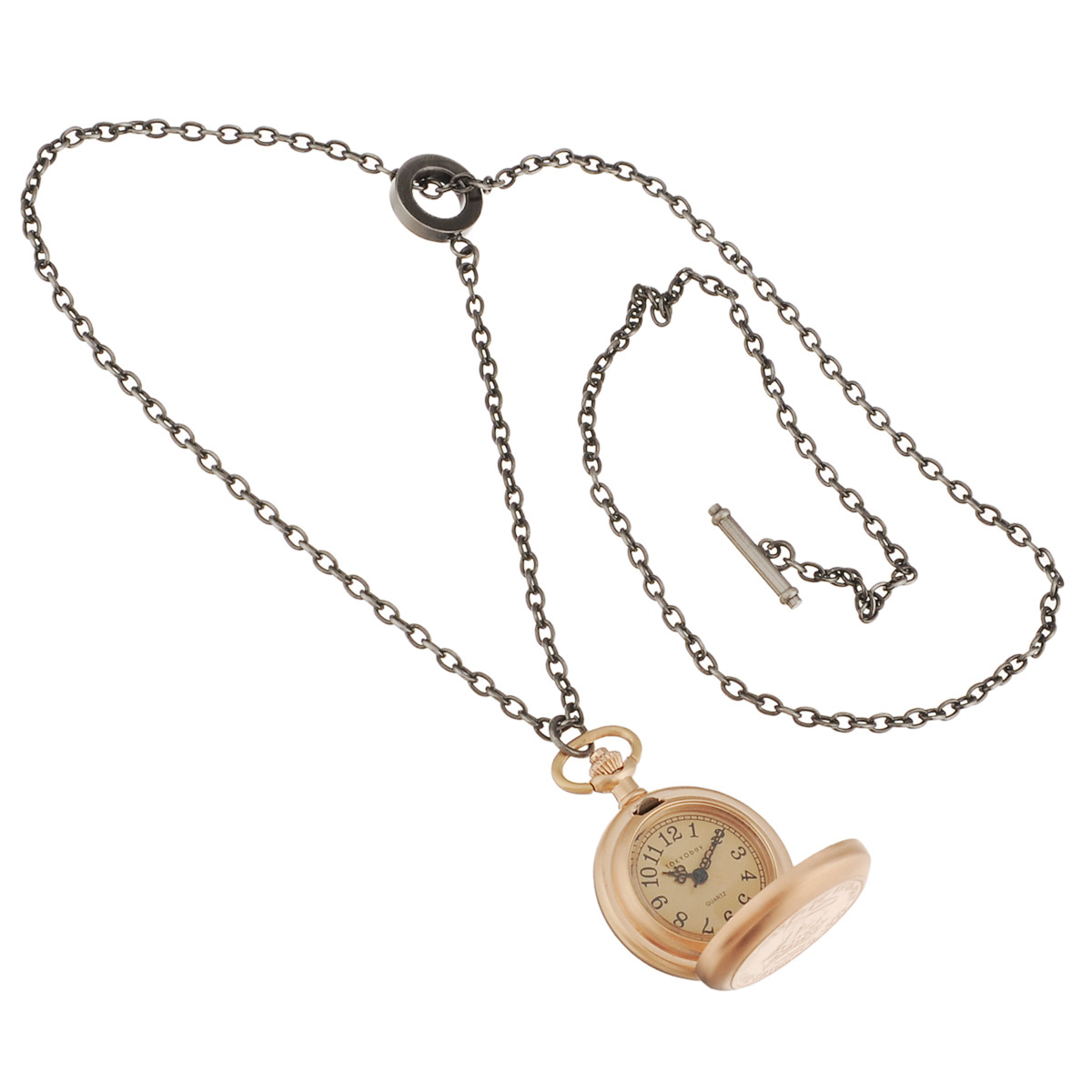 Часы женские наручные Tokyobay Shilling Pendant, цвет: золотой. T118-GDT118-GD Часы женские наручные Tokyobay Shilling Pendant, цвет: золотой. T118-GDT118-GDНаручные часы Tokyobay - это стильное дополнение к вашему неповторимому образу. Эти часы созданы для современных девушек, ценящих стиль, качество и практичность. Часы оснащены японским кварцевым механизмом Miyota. Корпус выполнен из металла, не содержащего никель. Задняя крышка изготовлена из нержавеющей стали. Циферблат имеет три стрелки - часовую, минутную и секундную, защищен ударопрочным оптическим пластиком и металлической крышкой. Браслет выполнен из металлического сплава в виде цепочки. Часы Tokyobay - это практичный и модный аксессуар, который подчеркнет ваш безупречный вкус. Характеристики: Корпус: 29 х 29 х 10 мм. Размер цепочки: 37 х 0,3 см. Не водостойкие.