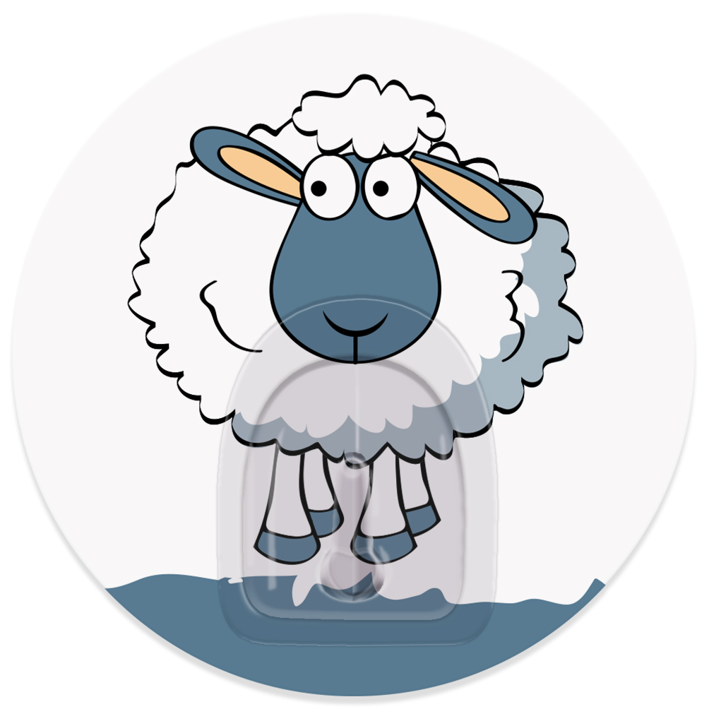 Крючок адгезивный Tatkraft Funny sheep. Maddy, диаметр 8 см18662 Крючок адгезивный Tatkraft Funny sheep. Maddy, диаметр 8 см18662Крючок адгезивный Tatkraft Funny sheep. Maddy изготовлен из пластика. Крючок может быть установлен только на ровной воздухонепроницаемой поверхности: плитка, стекло, пластик, металл, ламинированное дерево и другие. Крючок является многоразовым, что позволяет перевесить его в любое удобное место. Крючок Tatkraft Funny sheep. Maddy имеет авторский дизайн, который украсит любой интерьер. Диаметр крючка: 8. Максимальная нагрузка: 3 кг.