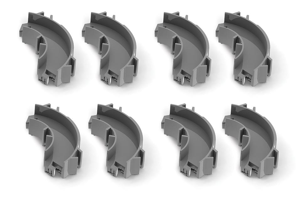Набор угловых элементов для нанодрома Hexbug Curved Parts477-1448 Набор угловых элементов для нанодрома Hexbug Curved Parts477-1448Набор угловых элементов Hexbug Curved Parts создан для совмещения с остальными наборами Hexbug. С помощью угловых элементов вы сможете добавить в свой нанодром много поворотов и извилистых путей, сделав маршрут ваших Nano-жуков еще интереснее. В набор входит 8 угловых элементов, каждый из которых дает возможность развернуть маршрут трассы на 90°. Гарантия: 30 дней.