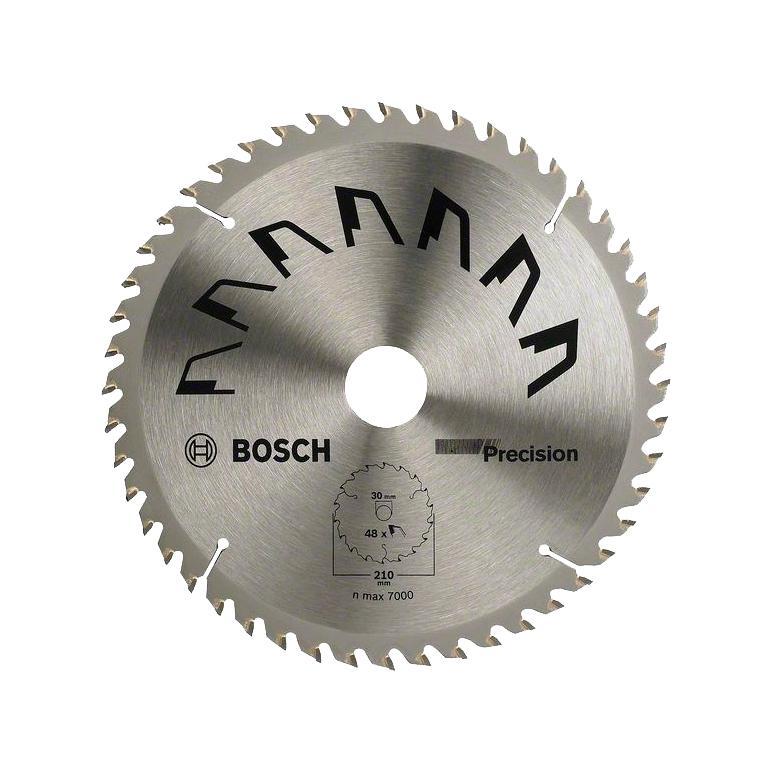Циркулярный диск Bosch 210x30 48 PRECISION 26092568732609256873 Циркулярный диск Bosch 210x30 48 PRECISION 26092568732609256873Bosch 2609256873 PRECISION - профессиональный диск для дисковых (циркулярных) пил. Диск позволяет делать чистые резы в таких материалах, как: твердое и мягкое дерево, ДСП-панели, МДФ и комбинированные материалы.