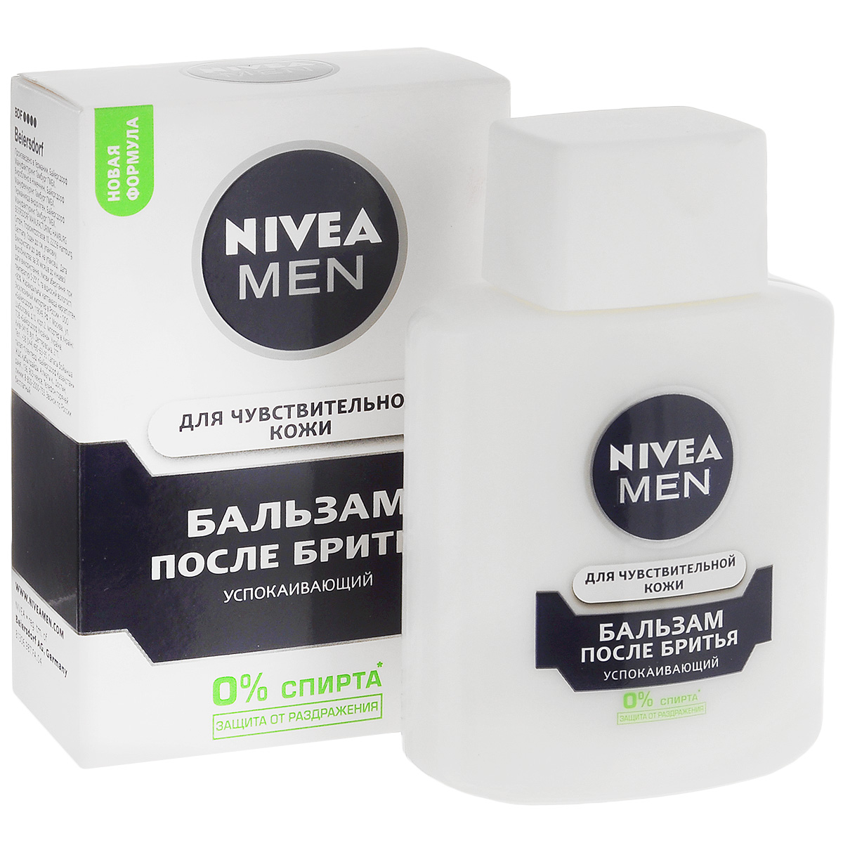 NIVEA Бальзам после бритья Для чувствительной кожи 100 мл10045605 NIVEA Бальзам после бритья Для чувствительной кожи 100 мл10045605Бальзам после бритья Nivea for Men не содержит спирта и обладает нейтральным запахом. Бальзам защищает и успокаивает чувствительную кожу. Мягкая, не содержащая спирта формула бальзама с ромашкой, витамином Е и провитамином В5: Мгновенно успокаивает кожу и уменьшает покраснения; Защищает кожу от раздражения; Уменьшает сухость кожи после бритья. Результат: здоровая, ухоженная кожа без раздражения. Товар сертифицирован.