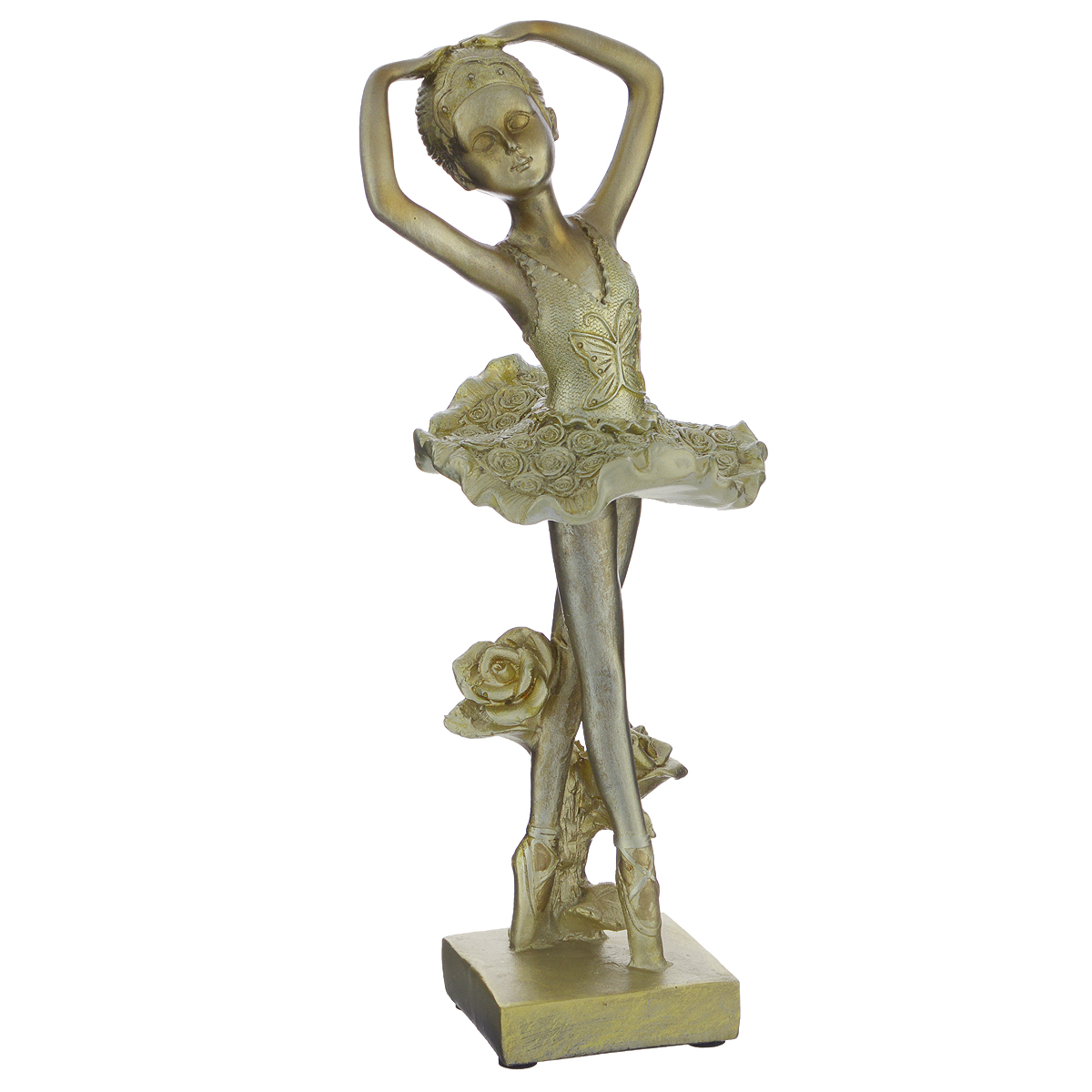 Фигурка декоративная Molento Маленькая балерина, высота 26 см549-089 Фигурка декоративная Molento Маленькая балерина, высота 26 см549-089Декоративная фигурка Molento Маленькая балерина, изготовленная из полистоуна, выполнена в виде девочки-балерины. Такая фигурка станет отличным дополнением к интерьеру. Вы можете поставить фигурку в любом месте, где она будет удачно смотреться, и радовать глаз. Кроме того, фигурка Маленькая балерина станет чудесным сувениром для ваших друзей и близких. Размер фигурки: 10 см х 9 см х 26 см.