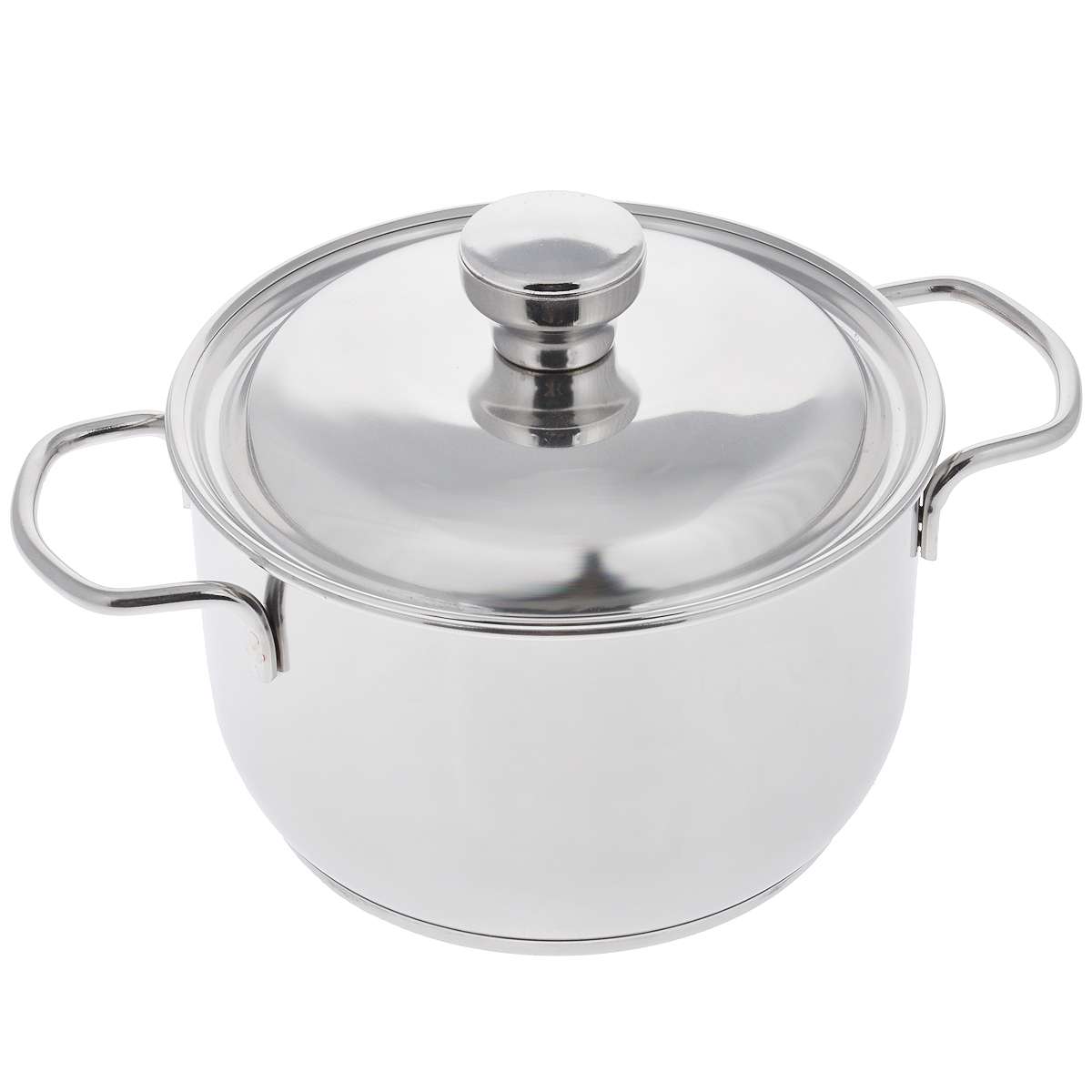 Кастрюля АМЕТ Классика. Прима с крышкой, 1,75 л. 1с5321с532 Кастрюля АМЕТ Классика. Прима с крышкой, 1,75 л. 1с5321с532Кастрюля АМЕТ Классика. Прима изготовлена из высококачественной нержавеющей стали. Изделие облагает высокой устойчивостью к коррозии, не вступают в реакцию с холодными и горячими продуктами, полностью сохраняя их вкусовые качества. Кастрюля имеет трехслойное теплораспределительное дно, которое обеспечивает быстрый подогрев пищи, сохранение тепла и уменьшение вероятности пригорания пищи. Кастрюля укомплектована крышкой из нержавеющей стали. Она плотно прилегает к краю кастрюли, сохраняя аромат блюд. Крышка оснащена удобной ручкой. Подходит для всех типов плит, кроме индукционные. Можно мыть в посудомоечной машине. Высота стенки: 10 см. Толщина стенки: 0,3 см. Толщина дна: 0,4 см. Ширина с учетом ручек: 24 см.