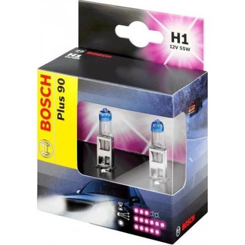 Лампа Bosch H1+90 2 шт 19873010731987301073 Лампа Bosch H1+90 2 шт 19873010731987301073Новые лампы Bosch для галогенных фар освещают дорогу интенсивным белым светом, который очень близок по свойствам к дневному освещению.Благодаря этому глаза водителя не теряют фокусировки и меньше устают даже во время долгих поездок в темное время суток. Новые лампы отличаются высокой яркостью и могут давать до 50% больше света, чем стандартные галогенные фары. Лампы Bosch доступны в вариантах H1, H4 и H7. Серебряное покрытие ламп H4 и H7 делает их едва заметными за стеклами выключенных фар. Новые лампы выглядят наиболее эффектно в сочетании с фарами из прозрачного стекла и подчеркивают современный дизайн автомобилей. Увеличенная яркость и дальность освещения положительно сказывается на безопасности движения. В темное время суток или в сложных погодных условиях, таких как ливень или густой туман, водитель замечает опасную ситуацию намного раньше и на большем расстоянии, при этом лучше заметен и сам автомобиль с фарами Bosch. Напряжение: 12 вольт