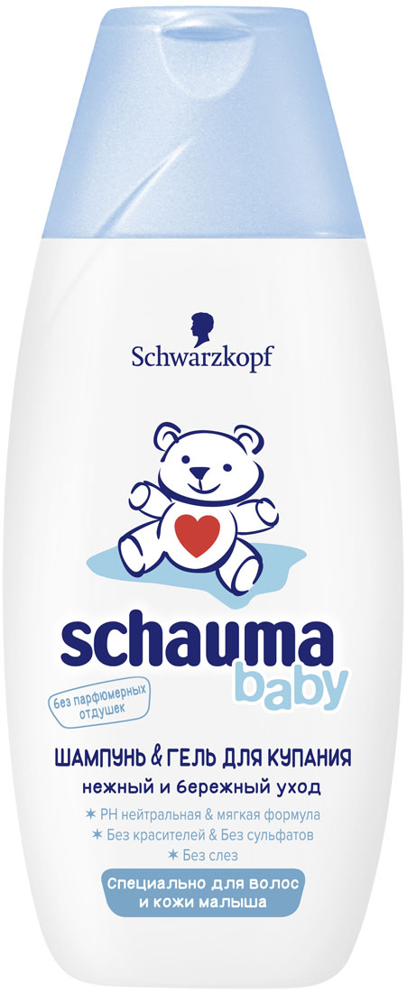SCHAUMA Шампунь детский Baby, 225 мл9015535 SCHAUMA Шампунь детский Baby, 225 мл9015535Мягкая, pH-нейтральная формула бережно очищает и заботится о волосах, не сушит кожу. Тип волос: Специально для волос и кожи малыша Мягкая формула для волос и кожи малыша Бережно очищает и заботится о волосах, не сушит кожу Без пропиленгликоля, сульфатов и красителей Переносимость кожи подтверждена дерматологическими тестами, содержит нейтральный pH Без отдушек