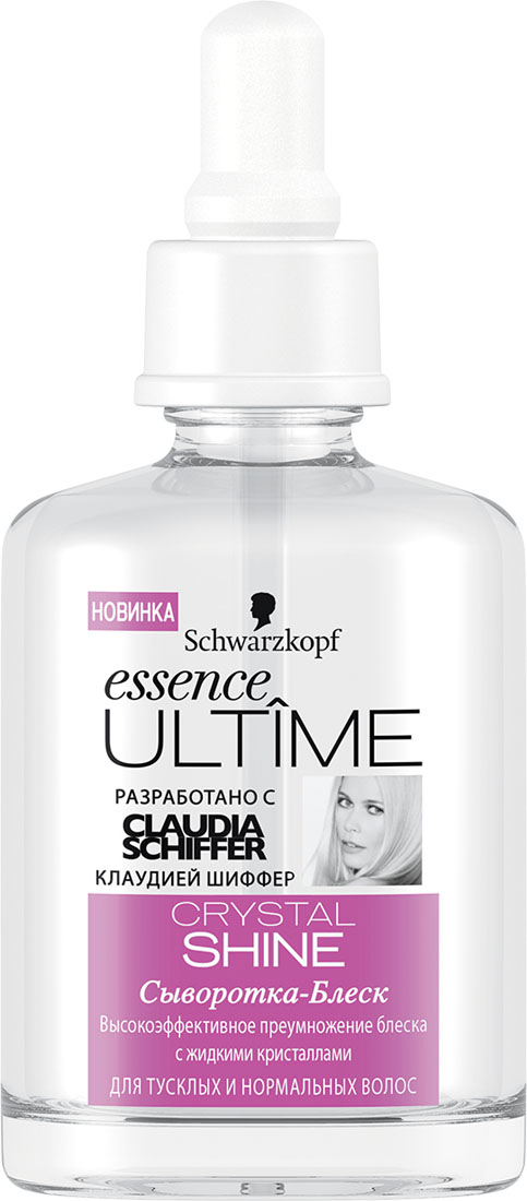 ESSENCE ULTIME Сыворотка Crystal Shine, 50 мл9263066 ESSENCE ULTIME Сыворотка Crystal Shine, 50 мл9263066Сыворотка – блеск для тусклых и нормальных волос. Высокоэффективное преумножение блеска с жидкими кристаллами. Предотвращает секущиеся кончики до 90% Для эффекта восстановления всего за 30 секунд