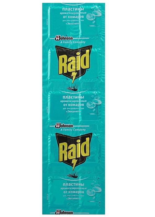 Пластины от комаров Raid Эвкалипт, 10 шт648978 Пластины от комаров Raid Эвкалипт, 10 шт648978Инсектицидное средство Raid предназначено для уничтожения комаров в помещениях. В упаковке содержится 10 пластин с ароматом эвкалипта, которые вставляются в электрофумигатор, работающий от сети в 220 В. Средство начинает действовать уже через 10 минут после включения. Одна пластина рассчитана на 8 часов непрерывного использования. Размер пластины: 2,5 см х 3,5 см.