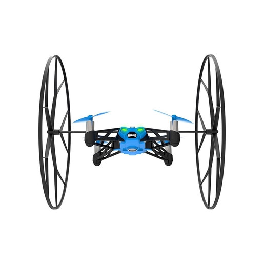 Parrot Квадрокоптер на радиоуправлении Rolling Spider цвет синийPF723007 Parrot Квадрокоптер на радиоуправлении Rolling Spider цвет синийPF723007В отличие от своего наземного собрата Jumping Sumo, квадрокоптер Parrot Rolling Spider относится к классу летающих минидронов, способных совершить настоящий полет и выполняющих умопомрачительные акробатические трюки в воздухе. Несмотря на свои маленькие размеры и скромный вес (55 г), малютка Rolling Spider очень ловок, быстр и проворен, может выполнять невероятные перевороты под углом 90° и 180°, а также петли взад и вперед благодаря функции «вихревого движения» и оснащен необычными колесами, которые соединяются небольшой планкой и удобно крепятся на его спине. Они не предназначены для гоночных состязаний, но наделяют минидрон уникальными возможностями и служат для защиты лопастей от повреждений при столкновении с посторонними объектами. Вместе с колесами Rolling Spider производит впечатление фантастического объекта из другой Вселенной, настоящего инопланетного гостя, космического пришельца, разработку далекого будущего, где повсюду ходят роботы...