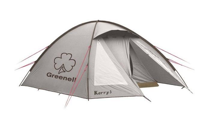 GREENELL Палатка Керри 4 V3, цвет: коричневый. Арт.9551395513-230-00 GREENELL Палатка Керри 4 V3, цвет: коричневый. Арт.9551395513-230-00Оптимальное соотношение вес/комфорт/цена. Наличие внешних дуг позволит сохранить внутреннюю палатку сухой, при установке во время дождя. Увеличенный тамбур с прозрачными окнами, противомоскитная сетка, все швы проклеены. Возможна отдельная установка тента. Новая верхняя ткань со специальной пропиткой защищает от ультрафиолета до 90% (UPF 50+) и препятствует распространению огня.