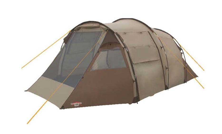 Палатка кемпинговая CAMPACK-TENT Land Voyager 4 (2013) (олива) арт.00376310037631 Палатка кемпинговая CAMPACK-TENT Land Voyager 4 (2013) (олива) арт.00376310037631Кемпинговая палатка Land Voyager 4 (Campack Tent) представляет собой конструкцию в форме полубочки с вместительным тамбуром. Предназначена для защиты от непогоды, временного проживания, а также хранения вещей и снаряжения в походных условиях. Палатка вместительностью до 4-х человек. Большой тамбур можно использовать как столовую или разместить в ней походную кухню. Тент, дно палатки и дополнительный пол тамбура изготовлены из водонепроницаемого материала. Высококачественный каркас изготовлен из фибергласса и обеспечивает надежность и устойчивость. Модернизирована схема крепления внешних дуг, что облегчает установку палатки. Кемпинговая палатка Land Voyager 4 оснащена тремя входами, что создает отличные условия для проветривания, а противомоскитная сетка на главном входе защитит от насекомых. Предусмотрены также дополнительные вентиляционные окна, полочка, кольцо для фонаря, карманы во внутренней палатке. Проклеенные швы гарантируют герметичность и надежность в любой ситуации....
