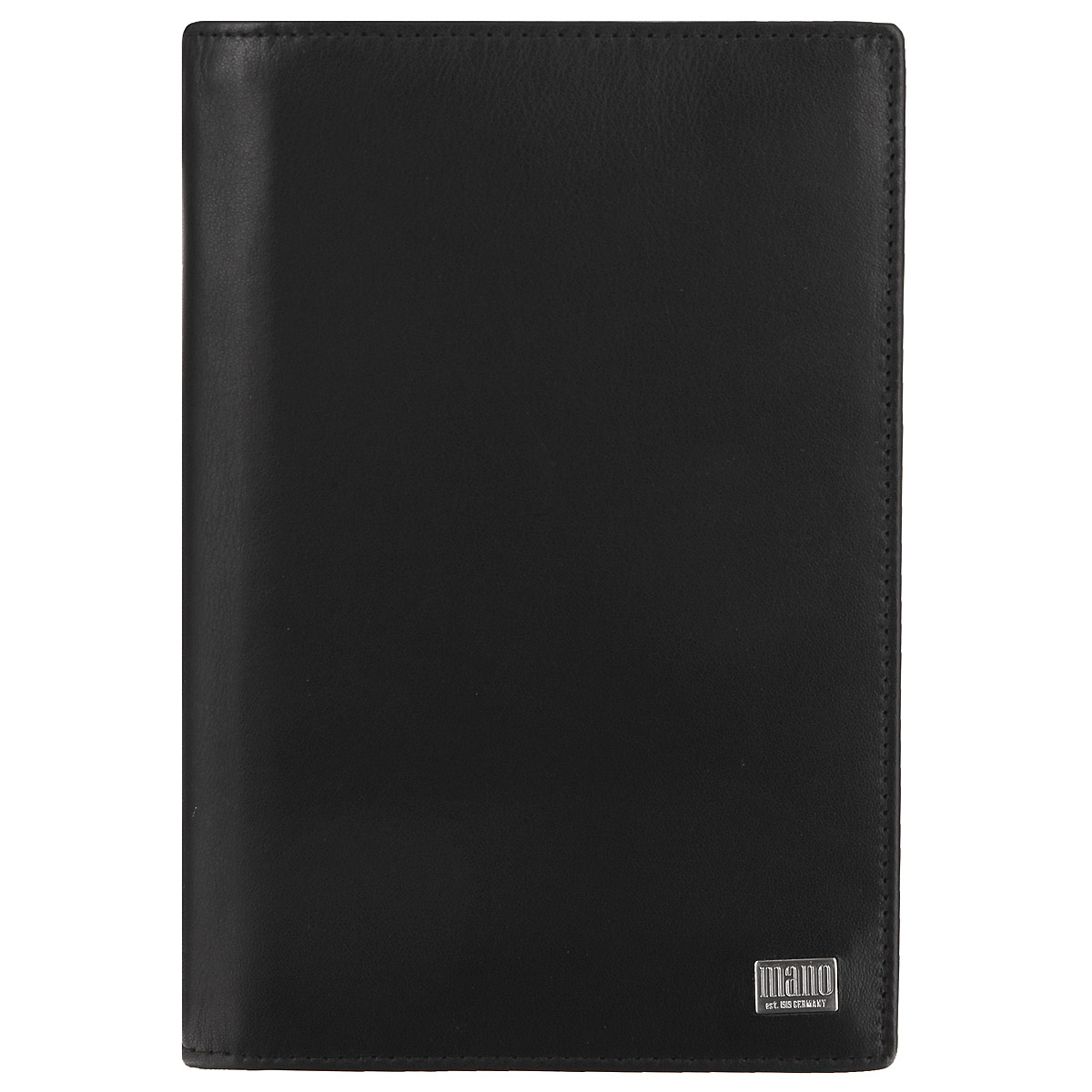 Портмоне мужское Mano, цвет: черный. 1580915809 linea black Портмоне мужское Mano, цвет: черный. 1580915809 linea blackСтильное мужское портмоне Mano выполнено из натуральной кожи и оформлено металлической пластинкой с логотипом бренда. Внутри - большое отделение на застежке-молнии для купюр, три плоских кармана для мелких бумаг, три отделения с сетчатыми вставками и восемнадцать отделений для визитных и кредитных карточек. Портмоне упаковано в фирменную картонную коробку.