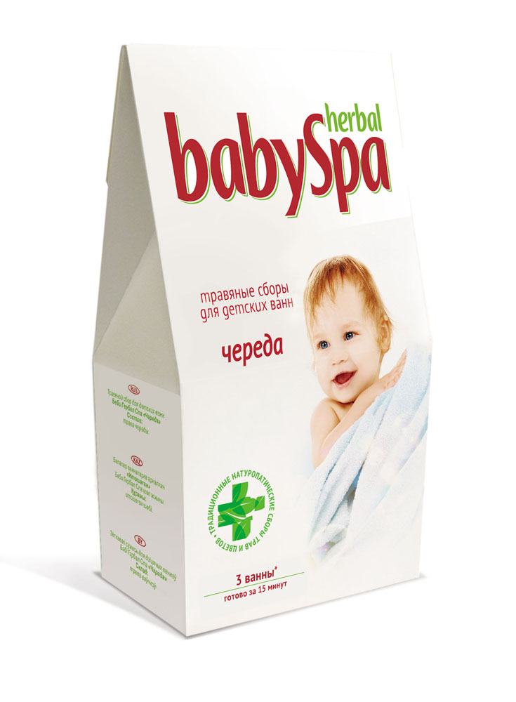 Herbal Baby Spa Травяной сбор Череда, 45 г17415 Herbal Baby Spa Травяной сбор Череда, 45 г17415Веками люди используют свойство череды нормализовывать обменные процессы в организме, а также ее антисептические, бактерицидные, антимикробные, противовоспалительные, регенерирующее, очищающие, подсушивающие свойства. Череда эффективно помогает бороться с раздражением кожи и опрелостями. Купание в ванне с травяным сбором Herbal Baby Spa Череда улучшает тонус, стимулирует аппетит, способствует выделению продуктов обмена через поры кожи, успокаивает сон и доставляет огромное удовольствие малышу и его маме. Ну и, помимо всего прочего, отвары трав смягчают воду. Подготовка к принятию ванны с травяным сбором займет у вас всего 15 минут. Травяной сбор расфасован в 3 фильтр-пакета по 15 г.