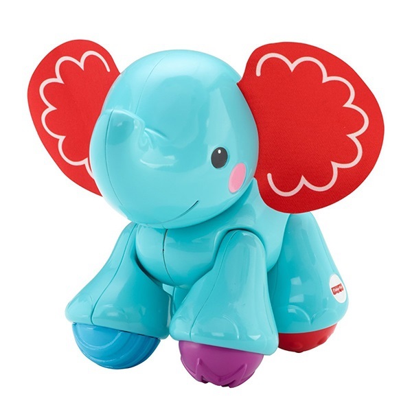 Fisher-Price Подвижная игрушка СлонCGG86_CGG82 Fisher-Price Подвижная игрушка СлонCGG86_CGG82Подвижная игрушка Fisher-Price Слон изготовлена из высококачественного прочного пластика безопасного для детей. Познакомьтесь с этим забавным и дружелюбным слоником с текстильными ушками! Эта игрушка подарит ребенку много звуков, движения и радости. У игрушки лапы и голова двигаются в разные стороны с забавным треском и щелканьем, что обязательно понравится малышу! Игрушку удобно держать в руках. Подвижная игрушка Fisher-Price Слон поможет ребенку в развитии мелкой моторики, слуха, координации движений.