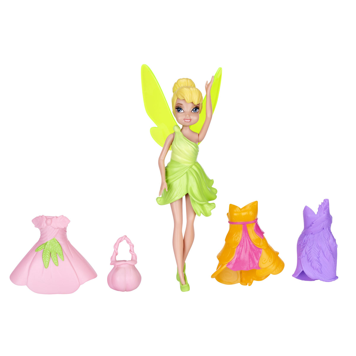 Disney Fairies Мини-кукла Pirate Fairy Tinker Bell747340 Disney Fairies Мини-кукла Pirate Fairy Tinker Bell747340Кукла Disney Fairies Pirate Fairy. Tinker Bell поможет вашей малышке окунуться в сказочный мир. Элементы набора выполнены из прочного высококачественного пластика и абсолютно безопасны для ребенка. Кукла выполнена в виде феи Динь-Динь. Она одета в красивое платье и балетки. Также у куклы имеются небольшие полупрозрачные крылышки. В комплект входят три дополнительных ярких платья и сумочка для феи. Ваша малышка с удовольствием будет играть с куколкой, придумывая различные истории и проигрывая сюжеты из мультфильма. Порадуйте свою принцессу таким великолепным подарком!