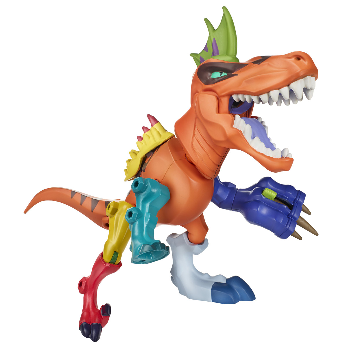 Разборная фигурка Hero Mashers Jurassic World: Tyrannosaurus Rex-AmargasaurusB1198 Разборная фигурка Hero Mashers Jurassic World: Tyrannosaurus Rex-AmargasaurusB1198Разборная фигурка Hero Mashers Jurassic World: Tyrannosaurus Rex-Amargasaurus обязательно понравится любому маленькому поклоннику культового фильма Парк Юрского периода! Фигурка выполнена из прочного пластика в виде Тираннозавра Рекса, части которого могут быть заменены на части амаргазавра. Голова и конечности фигурки подвижны, вращаются и сгибаются, а также отделяются от корпуса. Тираннозавр умеет выпускать снаряд, выдвигать когти, а так же в комплекте идут дополнительные детали для невероятных комбинаций. Фигурка совместима с другими фигурками из серии Hero Mashers. Собрав коллекцию фигурок от Hasbro, вы сможете создать своего героя, объединяя способности разных героев вселенной Jurassic World. Все элементы обладают единым способом крепления, что позволяет создавать различные комбинации. Ребенок с удовольствием будет играть с фигуркой, придумывая разные истории. Порадуйте его таким замечательным подарком!