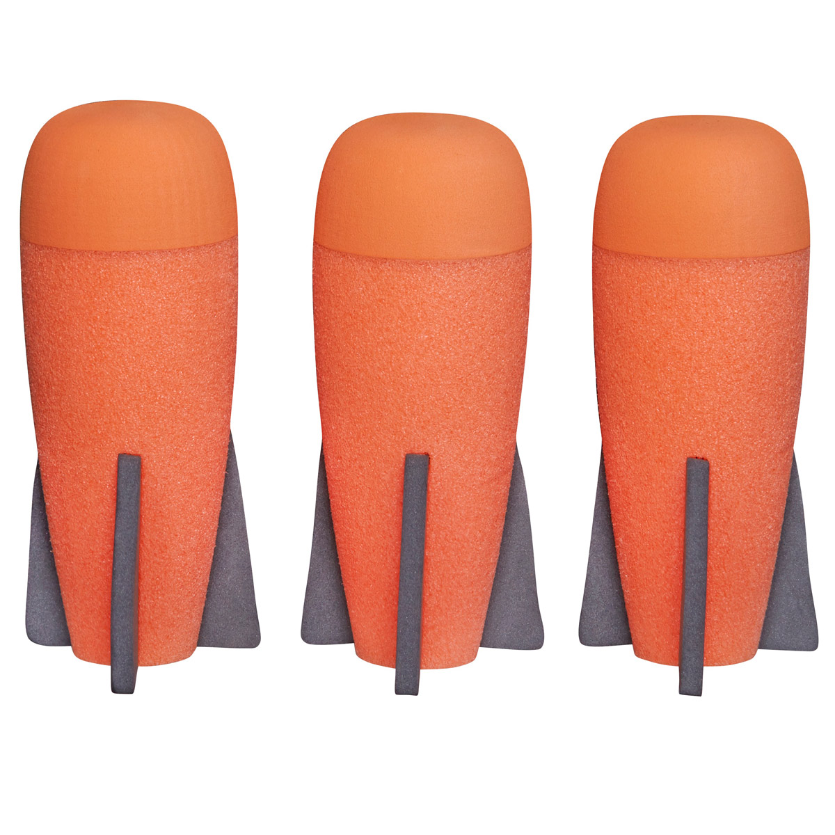 Nerf N-Strike Elite Набор ракет 3 штA8951EU4_оранжевый Nerf N-Strike Elite Набор ракет 3 штA8951EU4_оранжевыйНабор Nerf N-Strike Elite состоит из 3 безопасных ракет яркого цвета, выполненных из мягкого и гибкого вспененного полимера и поролона. Обтекаемая и динамичная конструкция ракет позволяет стрелять более прицельно, делая игру еще более интересной. Ракеты Nerf Rebelle подходят для бластеров Разрушитель серии N-Strike Elite.