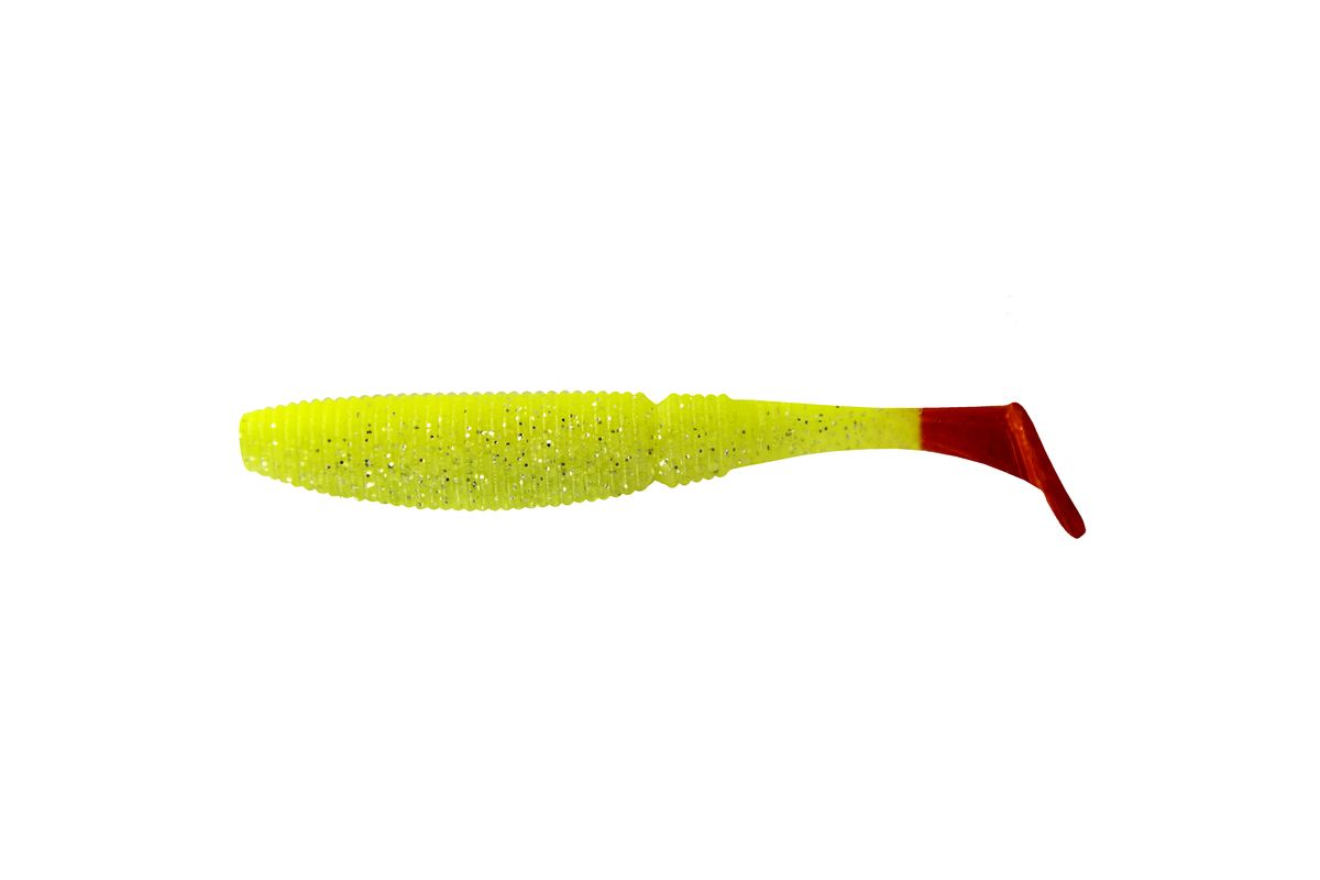 Приманка съедобная Риппер Allvega Power Swim, цвет: желтый, красный, 10 см, 9 г, 4 шт51082 Приманка съедобная Риппер Allvega Power Swim, цвет: желтый, красный, 10 см, 9 г, 4 шт51082Риппер Allvega Power Swim - это виброхвост с объемным, мясистым телом. Имеет стабильную сбалансированную игру. Приманки малых размеров подойдут для микроджига, средние можно использовать с классическими джиг-головками, на крупные размеры можно, не огружая, ловить с офсетником по траве. На теле виброхвоста предусмотрены специальные канавки для использования Power Swim в монтажах с офсетным крючком. Дополнительную привлекательность приманке придает использование в составе активной био-добавки, соли и специального ароматизатора. Вес: 9 г. Длина: 10 см.