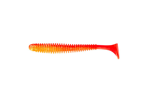 Приманка съедобная Риппер Allvega Skinny Tail, цвет: оранжевый, серебряный, 8,75 см, 5 г, 5 шт51000 Приманка съедобная Риппер Allvega Skinny Tail, цвет: оранжевый, серебряный, 8,75 см, 5 г, 5 шт51000Очень интересная приманка Allvega Skinny Tail - виброхвост с ребристым телом. Боковые ребра-пластины добавляют акустический эффект при движении приманки. Тонкая хвостовая пластина придает рипперу неповторимую игру. Эффективно работает по пассивному хищнику. Дополни-тельную привлекательность приманке придает использование в составе активной биодобавки, соли и специального ароматизатора. Вес: 5 г. Длина: 8,75 см.