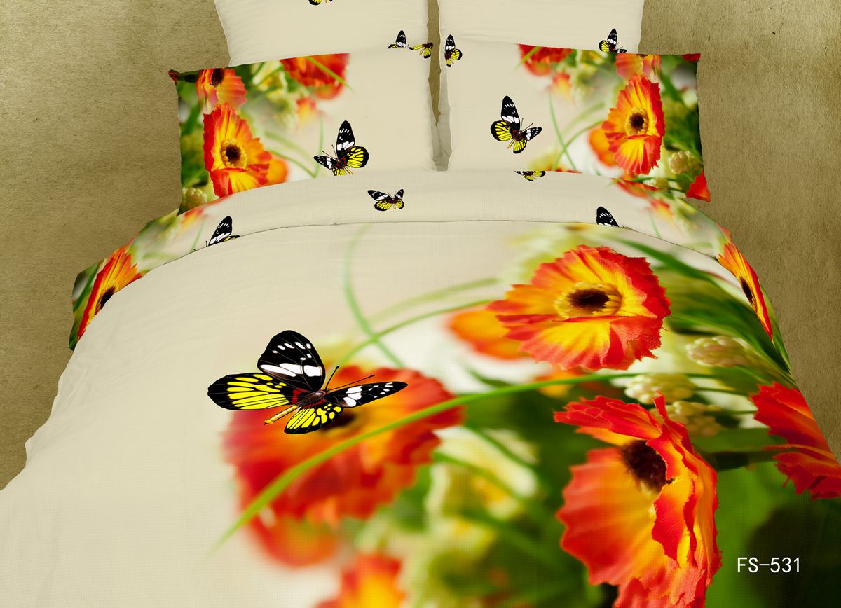 Комплект белья Buenas noches FX Gazania, евро. 6337263372 Комплект белья Buenas noches FX Gazania, евро. 6337263372Buenos Noches – Элегантно, Стильно, Качественно! Buenos Noches -продукция с высоким качеством исполнения. У Buenos Noches Вы найдете постельное белье, пледы и покрывала. Вся продукция выполнена из тканей высшего качества с использованием стойких и безвредных красителей. Все серии товаров Buenos Noches имеют презентабельную, оригинальную и подарочную упаковку. Что послужит прекрасным подарком на любое торжество! Фотопечать 3D Buenos Noches - это красочные, объемные, реалистичные рисунки, нанесенные на ткань методом реактивной, многопиксельной 3D печати. Коллекция дизайнов Фотопечати 3D перенесет Вас и Ваших близких, в сказочный мир современных мегаполисов, сказочных цветов, в мир экзотической природы! Сатин - 100% Хлопок! Исключительно для Фотопечати 3D используется эта великолепнаяя материя, полученная из гребенной пряжи элитных, тонкорунных, длинных хлопковых волокон, беспечивающих самые высокие показатели, которые может дать хлопковая ткань. Пододеяльник-200*220, Простыня-230*250,...