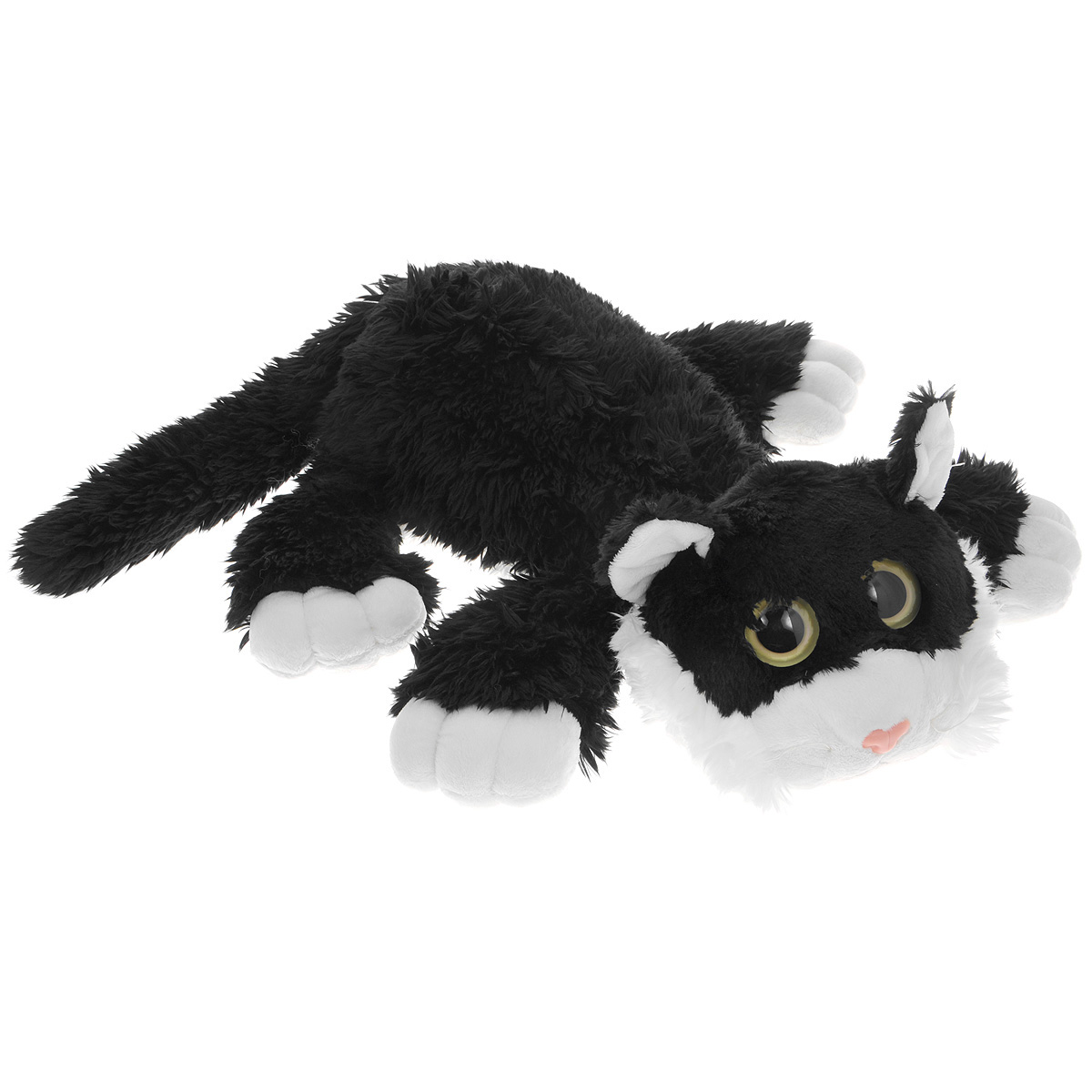 Gulliver Мягкая игрушка Котик Шалунишка, 30 см18-3001-3 Gulliver Мягкая игрушка Котик Шалунишка, 30 см18-3001-3Невероятно мягкая, трогательная игрушка Котик Шалунишка выполнена в виде очаровательного черного котика. Специальные гранулы, используемые при ее набивке, способствуют развитию мелкой моторики рук малыша. Удивительно мягкая игрушка принесет радость и подарит своему обладателю мгновения нежных объятий и приятных воспоминаний. Великолепное качество исполнения делают эту игрушку чудесным подарком к любому празднику. Трогательная и симпатичная, она непременно вызовет улыбку у детей и взрослых.