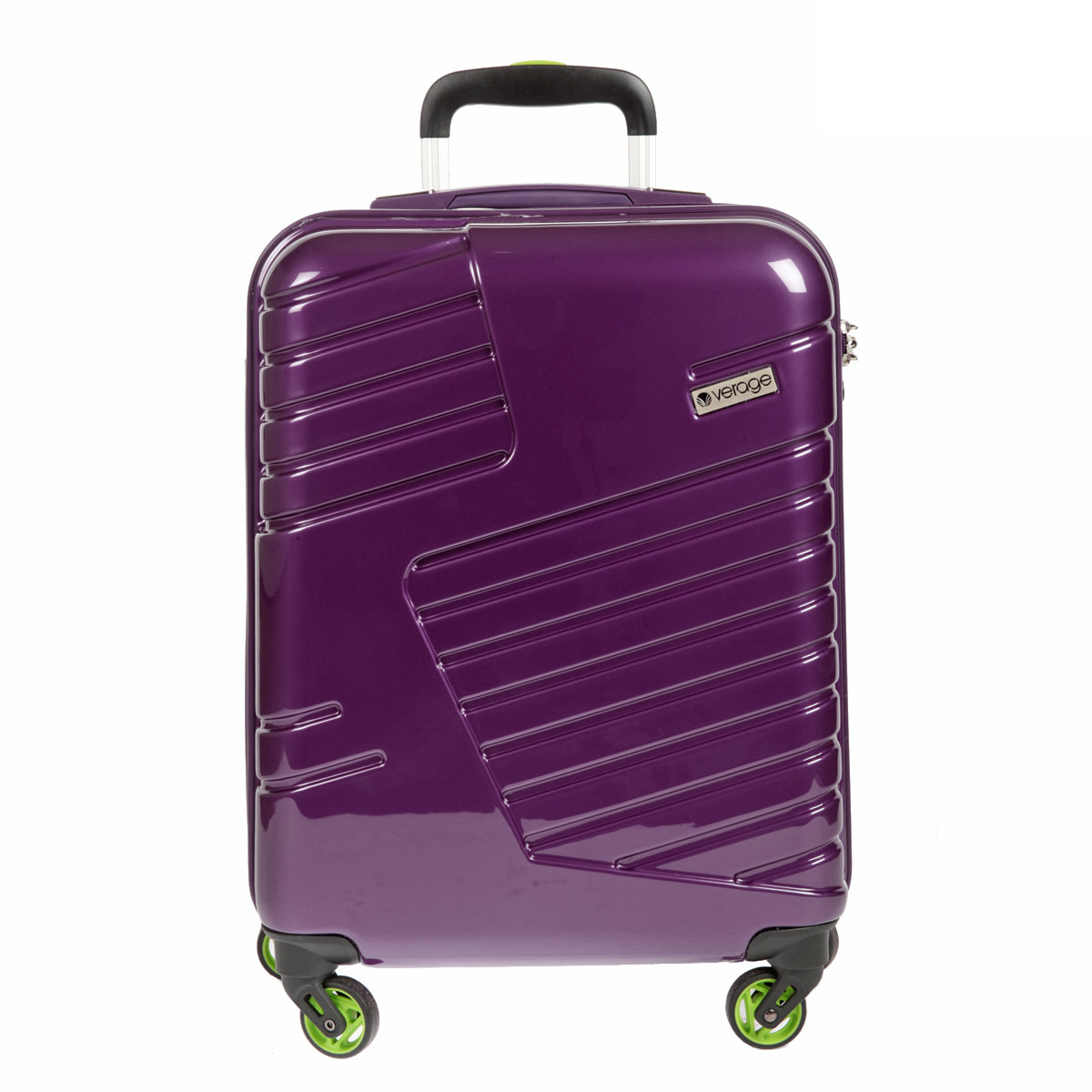 Чемодан-тележка Verage, цвет: фиолетовый, 31 л. GM14042w 20GM14042w 20 purple Чемодан-тележка Verage, цвет: фиолетовый, 31 л. GM14042w 20GM14042w 20 purpleЧемодан-тележка Verage оснащен четырьмя колесиками, вращающимися на 360°. Закрывается по периметру на двухстороннюю молнию. Верхняя и боковая ручки обеспечивают удобство транспортировки. Внутри два отдела для одежды, которые фиксируются эластичными резинками на застежках. Также внутри расположен один сетчатый карман на застежке-молнии. Встроенный кодовый замок с функцией TSA. Чемодан оснащен выдвижной ручкой, максимальная высота которой 57 см.