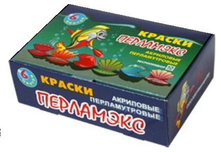 Краски акриловые перламутровые Перламэкс, 6 цветов. 22-6.20-5022-6.20-50 Краски акриловые перламутровые Перламэкс, 6 цветов. 22-6.20-5022-6.20-50Краски акриловые перламутровые. Набор 6 цветов в баночках по 20 мл (желтый, белый, розовый, зеленый, темно- серый, синий). Водостойкие. Для работы по бумаге, картону, дереву, холсту, керамике, гипсу, бетону и другим материалам. Изготовлены на основе акрилового связующего и импортных пигментов. Переливающиеся цвета с перламутровым эффектом. - разбавляются водой или акриловым связующим - легко смешиваются друг с другом в любых вариантах Безопасно при применении по назначению.