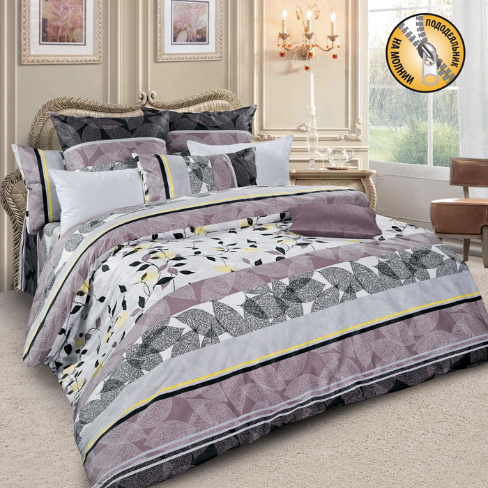 Комплект белья Letto, 2-спальный, наволочки 70х70, цвет: серый, сиреневый, черный . sm39-4sm39-4 Комплект белья Letto, 2-спальный, наволочки 70х70, цвет: серый, сиреневый, черный . sm39-4sm39-4Спокойная классика в сатиновом исполнении - залог комфорта и гармонии цвета в вашей спальни. Дополните свою спальню актуальным принтом от европейских дизайнеров! Это отличный подарок любителям модных трендов в цвете и дизайне. Комплект выполнен из сатина, который заслужено считается благородной тканью для постельного белья. Сатину свойственна практичность, долговечность, мягкость и изысканный блеск, такая ткань прекрасно впитывает влагу во время сна, комфортна на ощупь и не требует особого ухода. Серия Letto Сатин – это современные дизайны в европейской стилистике, которые прекрасно дополнят Вашу спальню. Обращаем внимание, что наволочки могут отличаться от представленных на фотографии. Также может отличаться и оттенок комплекта из-за разницы в цветопередаче мониторов.