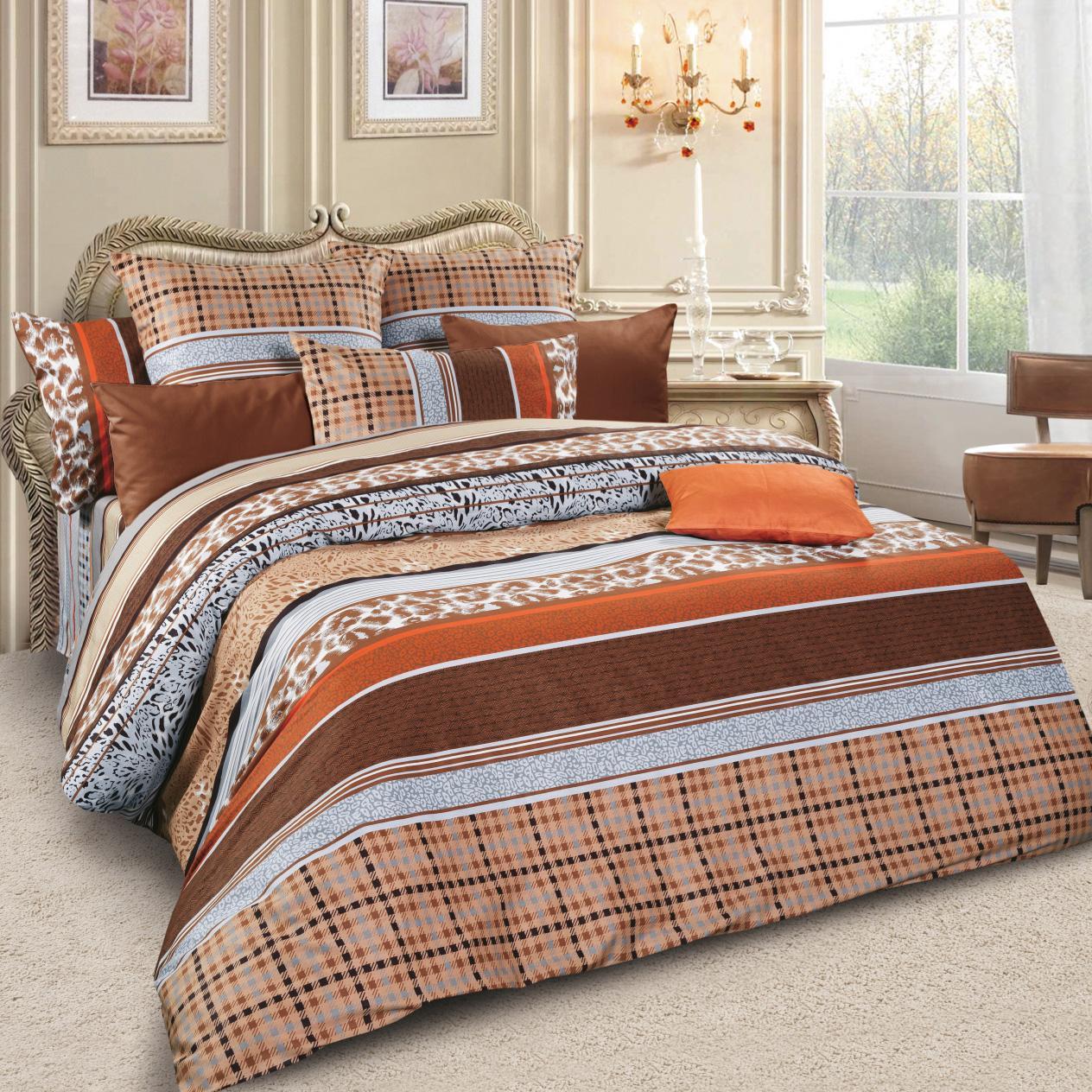 Комплект белья Letto, семейный, наволочки 70х70, цвет: коричневый. sm56-7sm56-7 Комплект белья Letto, семейный, наволочки 70х70, цвет: коричневый. sm56-7sm56-7Спокойная классика в сатиновом исполнении - залог комфорта и гармонии цвета в вашей спальни. Дополните свою спальню актуальным принтом от европейских дизайнеров! Это отличный подарок любителям модных трендов в цвете и дизайне. Комплект выполнен из сатина, который заслужено считается благородной тканью для постельного белья. Сатину свойственна практичность, долговечность, мягкость и изысканный блеск, такая ткань прекрасно впитывает влагу во время сна, комфортна на ощупь и не требует особого ухода. Серия Letto Сатин – это современные дизайны в европейской стилистике, которые прекрасно дополнят Вашу спальню. Обращаем внимание, что наволочки могут отличаться от представленных на фотографии. Также может отличаться и оттенок комплекта из-за разницы в цветопередаче мониторов.