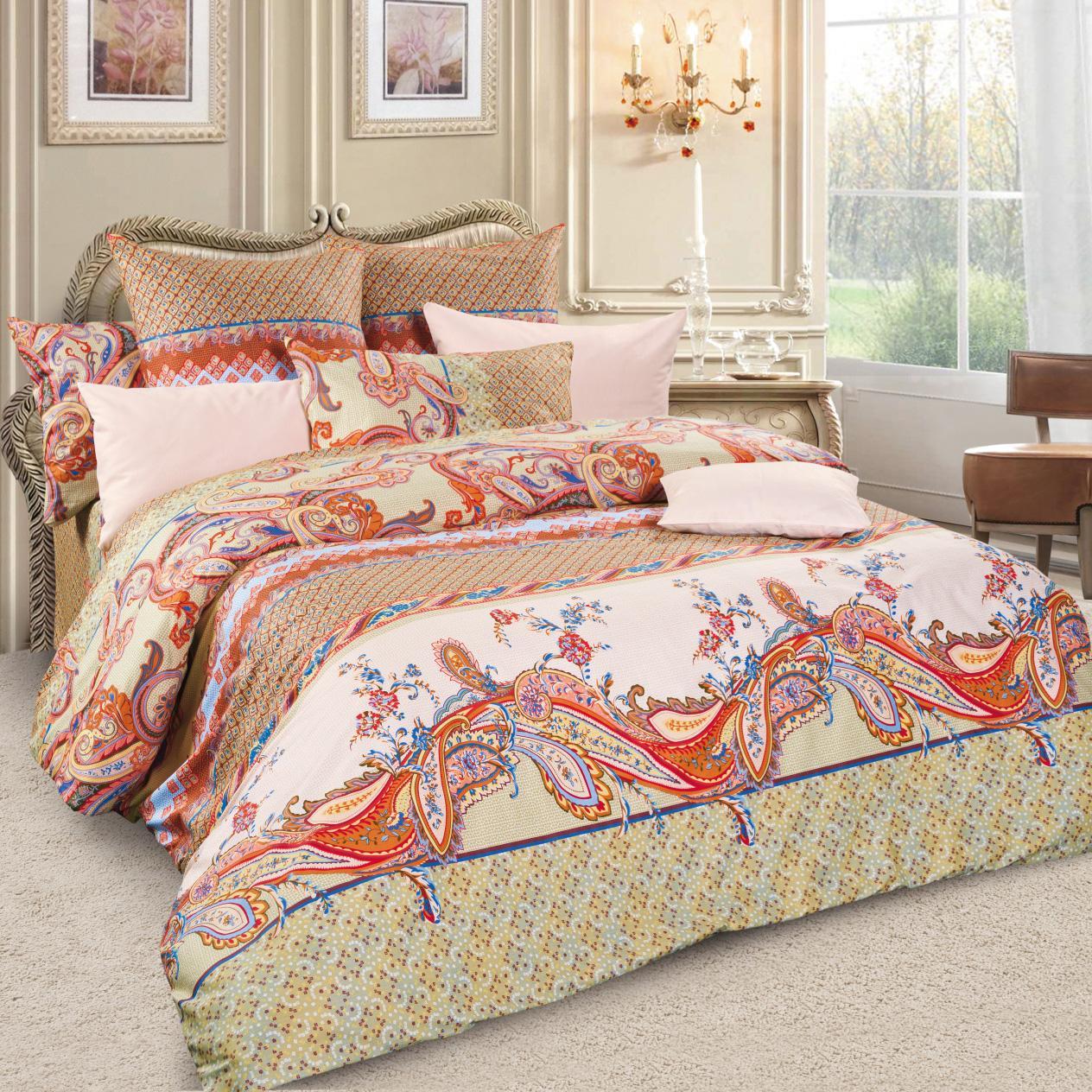 Комплект белья Letto, 1,5-спальный, наволочки 70х70, цвет: мультиколор. sm58-3sm58-3 Комплект белья Letto, 1,5-спальный, наволочки 70х70, цвет: мультиколор. sm58-3sm58-3Спокойная классика в сатиновом исполнении - залог комфорта и гармонии цвета в вашей спальни. Дополните свою спальню актуальным принтом от европейских дизайнеров! Это отличный подарок любителям модных трендов в цвете и дизайне. Комплект выполнен из сатина, который заслужено считается благородной тканью для постельного белья. Сатину свойственна практичность, долговечность, мягкость и изысканный блеск, такая ткань прекрасно впитывает влагу во время сна, комфортна на ощупь и не требует особого ухода. Серия Letto Сатин – это современные дизайны в европейской стилистике, которые прекрасно дополнят Вашу спальню. Обращаем внимание, что наволочки могут отличаться от представленных на фотографии. Также может отличаться и оттенок комплекта из-за разницы в цветопередаче мониторов.