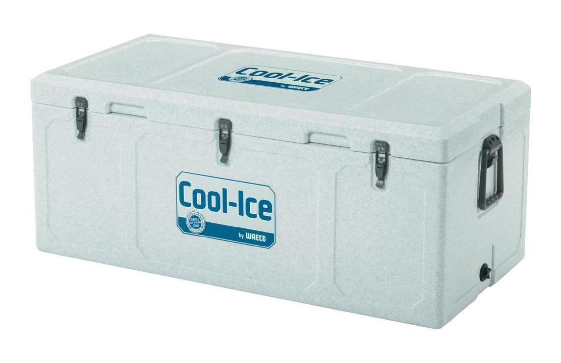 WAECO Cool-Ice WCI-110 изотермический контейнер, 111 лWCI-110 WAECO Cool-Ice WCI-110 изотермический контейнер, 111 лWCI-110Термобокс WAECO Cool Ice WCI 110 имеет особое лабиринтное уплотнение, которое не дает попадать теплому воздуху во внутрь. Эта система LABYRINTH SEAL - которая дает возможность сохранять необходимую температуру дольше. Термобокс сделан из термостойких, гигиеничных материалов. Cool Ice WCI 110 имеет защиту от ультрафиолетового излучения, очень легко моется и оснащен надежными защелками, петли сделаны из нержавеющей стали. Для удобства транспортировки, предусмотрены удобные ручки. Также предусмотрено отверстие для слива конденсата в корпусе. Вес термобокса - 15,7 кг.