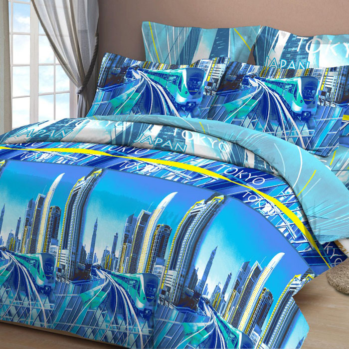 Комплект белья Letto, 2-спальный, наволочки 70х70, цвет: синий. B31-4B31-4 Комплект белья Letto, 2-спальный, наволочки 70х70, цвет: синий. B31-4B31-4Для производства серии Традиция используется российская бязь, плотностью 125 гр/м, с применением устойчивых импортных красителей и печати с новомодным эффектом 3D. Серия Традиция от Letto - это возможность купить оптом недорогое постельное белье, выполненной из классической российской бязи, знакомой многим домохозяйкам. Несмотря на то, что на смену бязи пришли более комфортные ткани для постельного белья, такие как сатин и перкаль, бязь продолжает оставаться одним из самых востребованных продуктов на текстильном рынке России благодаря своим потребительским свойствам и доступной цене.