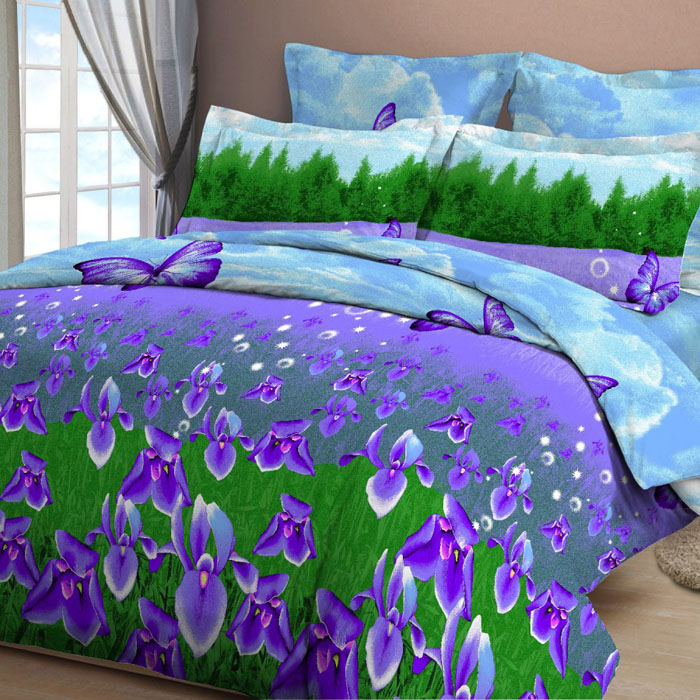 Комплект белья Letto, 1,5-спальный, наволочки 70х70, цвет: фиолетовый. B27-3B27-3 Комплект белья Letto, 1,5-спальный, наволочки 70х70, цвет: фиолетовый. B27-3B27-3Для производства серии Традиция используется российская бязь, плотностью 125 гр/м, с применением устойчивых импортных красителей и печати с новомодным эффектом 3D. Серия Традиция от Letto - это возможность купить оптом недорогое постельное белье, выполненной из классической российской бязи, знакомой многим домохозяйкам. Несмотря на то, что на смену бязи пришли более комфортные ткани для постельного белья, такие как сатин и перкаль, бязь продолжает оставаться одним из самых востребованных продуктов на текстильном рынке России благодаря своим потребительским свойствам и доступной цене.