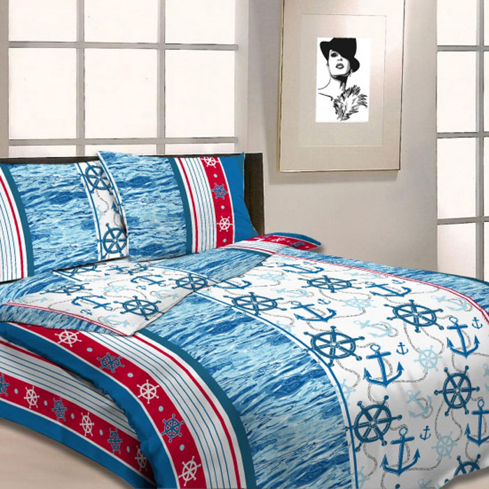 Комплект белья Letto, 1,5-спальный, наволочки 70х70, цвет: голубой. B07-3B07-3 Комплект белья Letto, 1,5-спальный, наволочки 70х70, цвет: голубой. B07-3B07-3Для производства серии Традиция используется российская бязь, плотностью 125 гр/м, с применением устойчивых импортных красителей и печати с новомодным эффектом 3D. Серия Традиция от Letto - это возможность купить оптом недорогое постельное белье, выполненной из классической российской бязи, знакомой многим домохозяйкам. Несмотря на то, что на смену бязи пришли более комфортные ткани для постельного белья, такие как сатин и перкаль, бязь продолжает оставаться одним из самых востребованных продуктов на текстильном рынке России благодаря своим потребительским свойствам и доступной цене.
