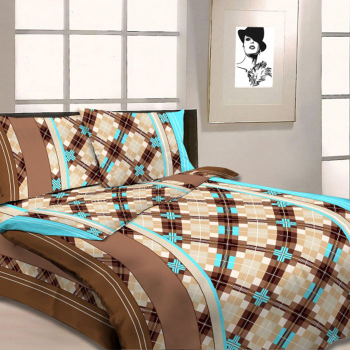 Комплект белья Letto, 1,5-спальный, наволочки 70х70, цвет: коричневый. B03-3B03-3 Комплект белья Letto, 1,5-спальный, наволочки 70х70, цвет: коричневый. B03-3B03-3Серия «Традиция» от Letto – это возможность купить оптом недорогое постельное белье, выполненной из классической российской бязи, знакомой многим домохозяйка. Не смотря на то, что на смену бязи пришли более комфортные ткани для постельного белья, такие как сатин и перкаль, бязь продолжает оставаться одним из самых востребованных продуктов на текстильном рынке России, благодаря своим потребительским свойствам и доступной цене. Для производства серии «Традиция» используется российская бязь, плотностью 125гр/м, с применением устойчивых импортных красителей и печати с новомодным эффектом 3D. Коллекция отшивается в традиционных размерах 1.5-cп, 2,0–сп. и евро размере с нав-ками 70*70.