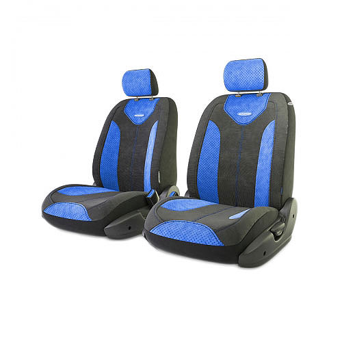Авточехлы Autoprofi Трансформер Comfort, цвет: черный, синий, 6 предметовTRS/COM-001 BK/BL Авточехлы Autoprofi Трансформер Comfort, цвет: черный, синий, 6 предметовTRS/COM-001 BK/BLЧехлы Autoprofi Трансформер Comfort - новая модель автомобильных чехлов. Главной особенностью их стала модульная конструкция, благодаря которой можно укомплектовать 5-, 7- или 8-местный автомобиль. Запатентованная конструкция чехлов с молниями и торцевыми клапанами позволит их адаптировать в автомобилях с любым кузовом - седана, минивена, кроссовера, внедорожника или универсала. При этом специальные клапаны закрывают торцы спинок и подлокотников, позволяя их складывать и обеспечивая плотное прилегание даже на нестандартных креслах. Немаловажно, что данная серия чехлов на автомобильное сиденье оснащена распускаемым боковым швом, что позволяет их использовать в автомобилях с боковой подушкой безопасности. Спинка и боковые части автомобильного чехла сделаны из велюра. Из прежних наработок, полюбившихся автомобилистам, в данных чехлах сохранилось крепление крючками и липучками, которые прочно фиксируют чехлы на сиденье. Чехлы для переднего ряда серии Трансформер...