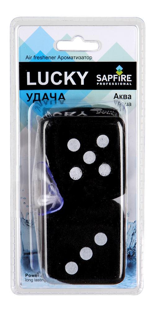 Ароматизатор для салона автомобиля Sapfire Lucky, аква20401-SAT Ароматизатор для салона автомобиля Sapfire Lucky, аква20401-SATПодвесной ароматизатор для салона автомобиля Sapfire Lucky имеет приятный аромат. Ароматизатор, выполненный из текстиля в виде игральных кубиков, предназначен для автомобиля, а также для небольших помещений. Крепится ароматизатор с помощью шнурка и присоски. Lucky - новое поколение концентрированных ароматизаторов. Парфюмерная композиция произведена в Японии. Обеспечивает стойкий насыщенный аромат и свежий запах. Состав: полимеры, ароматические масла. Размер ароматизатора: 6 см х 6 см х 6 см.
