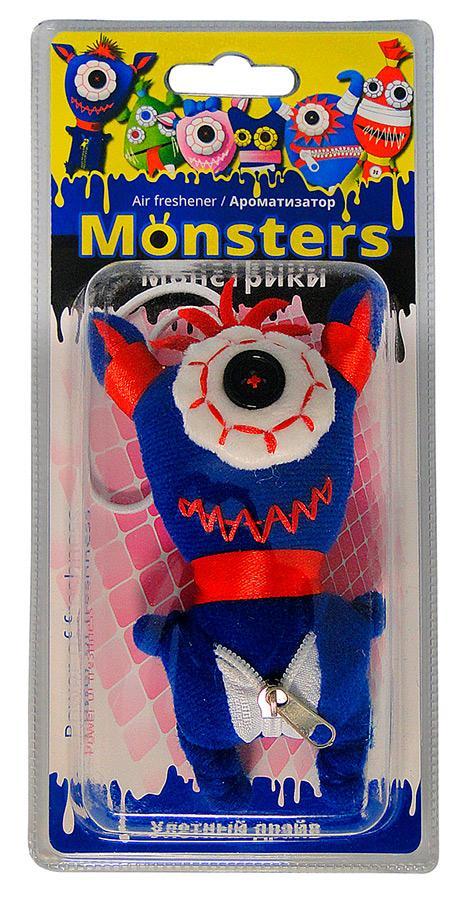 Ароматизатор для салона автомобиля Sapfire Monsters, тутти-фруттиSAT-20684 Ароматизатор для салона автомобиля Sapfire Monsters, тутти-фруттиSAT-20684Подвесной ароматизатор для салона автомобиля Sapfire Monsters имеет приятный аромат. Ароматизатор представляет собой забавную текстильную игрушку, пропитанную ароматическими маслами. Monsters - новая забавная серия игрушек-ароматизаторов. Приятные стойкие ароматы и забавные монстрики создадут позитивную атмосферу в автомобиле и сделают дорогу веселее. Состав: полимеры, ароматические масла, текстиль, пластик, металл. Размер ароматизатора: 13 см х 7 см х 3,5 см.