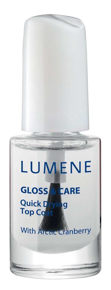LUMENE Быстросохнущее покрытие для закрепления лака Lumene Gloss & Care 3в1, 5 млNL372-84460 LUMENE Быстросохнущее покрытие для закрепления лака Lumene Gloss & Care 3в1, 5 млNL372-84460LUMENE GLOSS & CARE NAIL STRENGTHENER СРЕДСТВО ДЛЯ УКРЕПЛЕНИЯ НОГТЕЙ LUMENE GLOSS&CARE С маслом семян арктической клюквы Применение: нанести в 1-2 слоя на очищенную поверхность ногтя или в 1 слой в качестве основы под лак. Укрепляет ногти, препятствует ломкости.